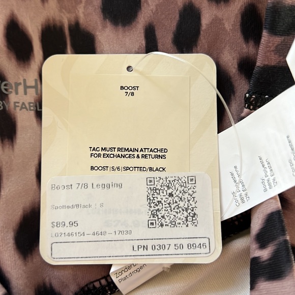 NWT Fabletics Powerhold Legging - Picture 4 of 4